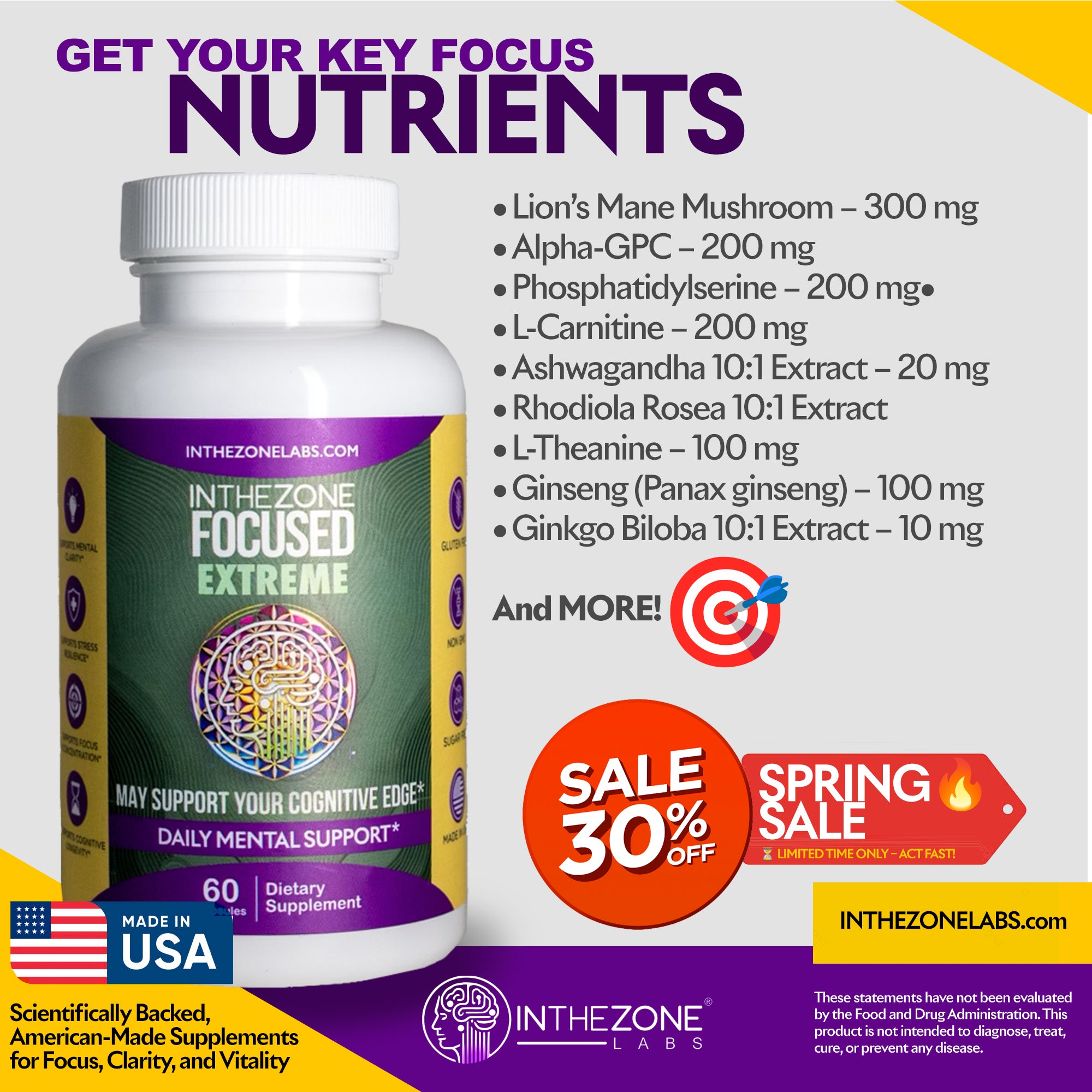 InTheZone Focused Extreme 3 Pack