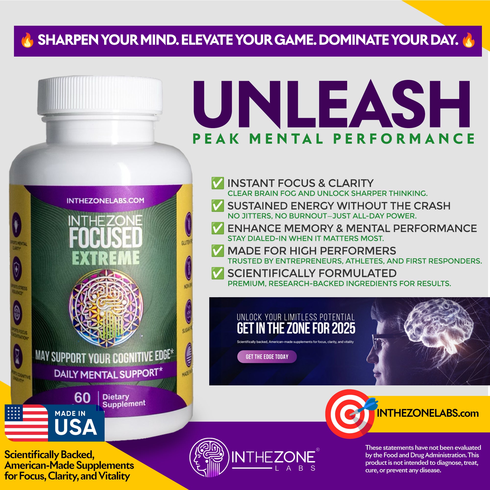 InTheZone Focused Extreme 3 Pack